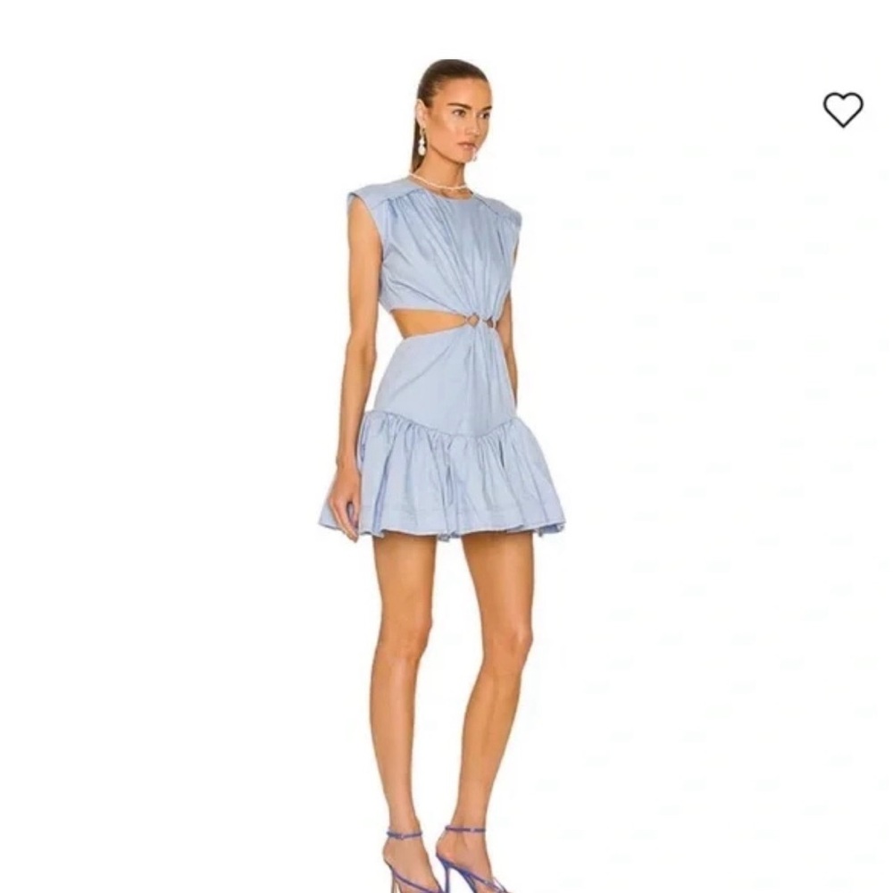 Aje Scent Of Summer Ring Flip Mini-Dress